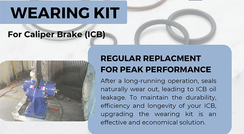 4 – Bộ phụ tùng thay thế (Wearing Kit) – Giải pháp tiết kiệm và hiệu quả cho phanh ICB